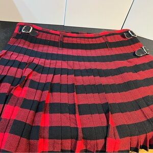 RobRoy MacGregor Tartan  Plaid Red and Black Men’s Kilt Size 44